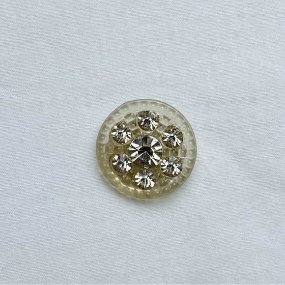 Vintage Rhinestone Buttons (4pcs) - Picture 3 of 3